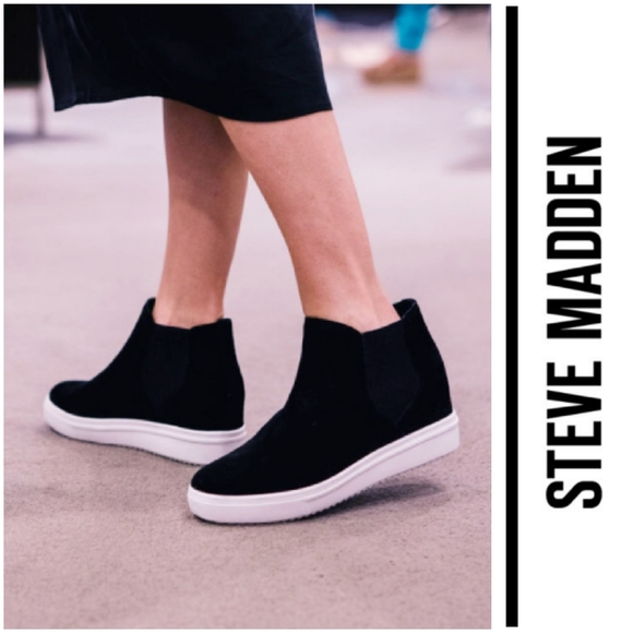 Steve Madden Shoes - Street Chic Steve Madden Suede High Top Sneakers